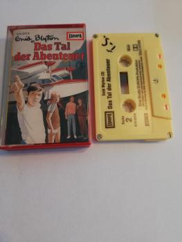 Enid Blyton Folge 3 Das Tal der Abenteuer 5-fach Silber geschraubt Gelb 515323.9 Europa(Seite 1 der MC beschrieben)
